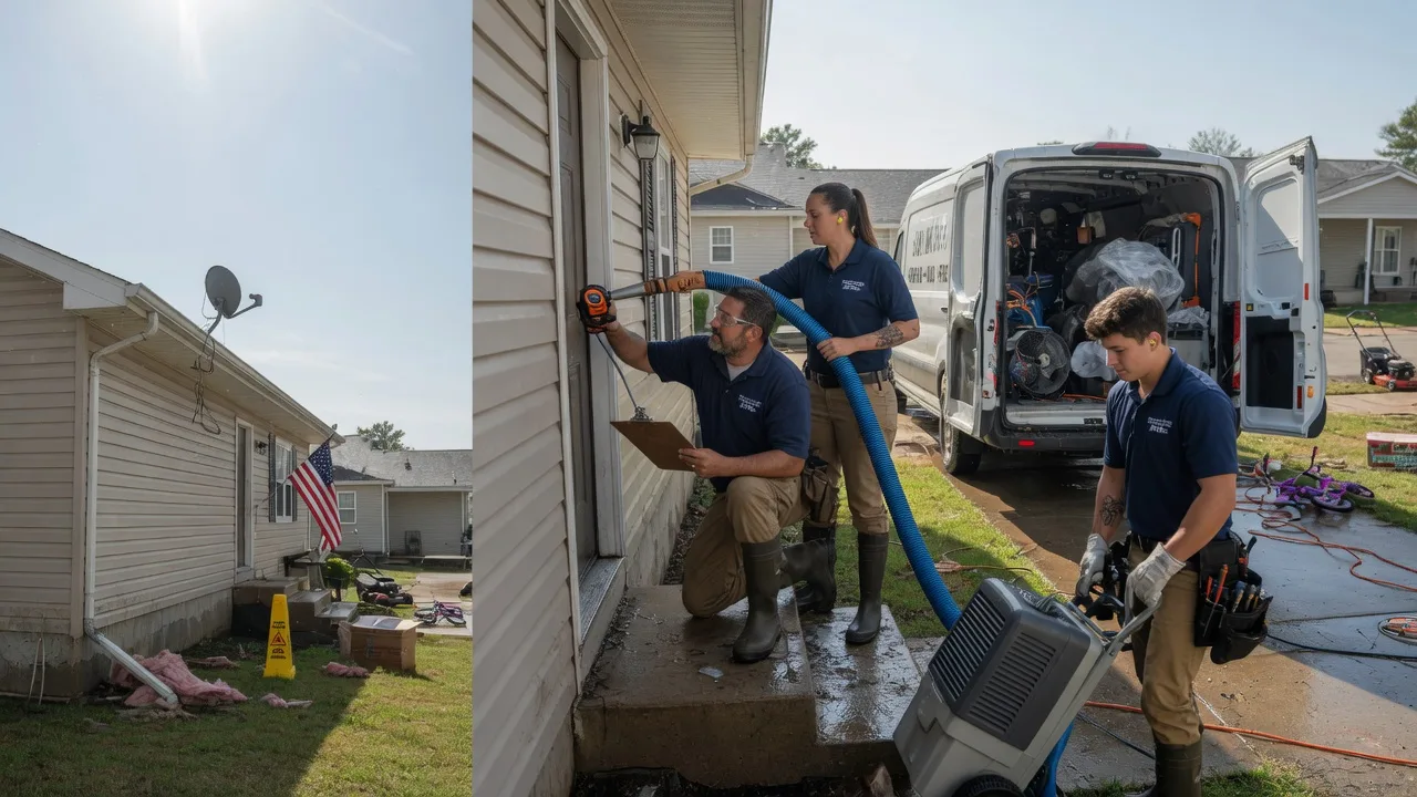 Ceiling Water Damage Restoration in Fountain, MI near me